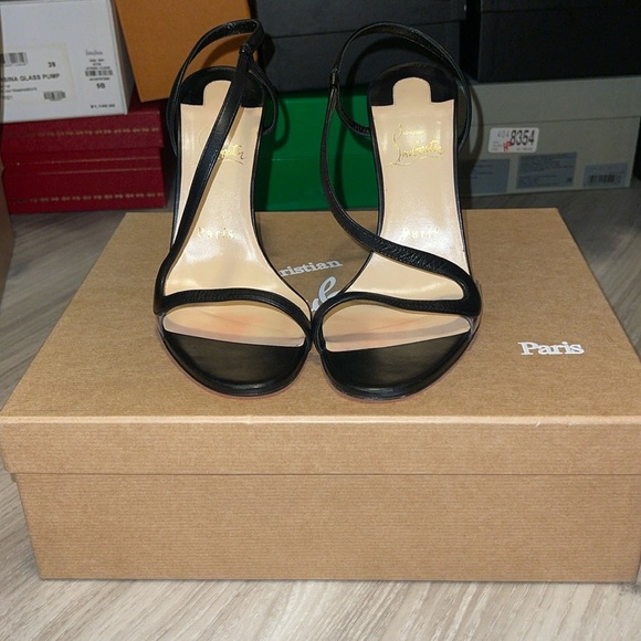 Christian Louboutin Shoes - Rosalie 100. Black